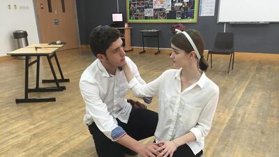 "Mouth" is one of the 10-minute plays before performed at NYU Abu Dhabi this weekend.