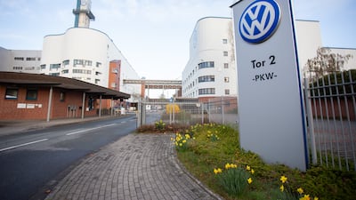 The Volkswagen automobile factory in Osnabrueck, Germany, is to be repurposed for defence manufacturing. Getty Images