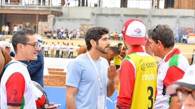 Sheikh Hamdan attends the opening of the FEI World Equestrian Games 2018 in North Carolina, US. Courtesy Dubai Media Office