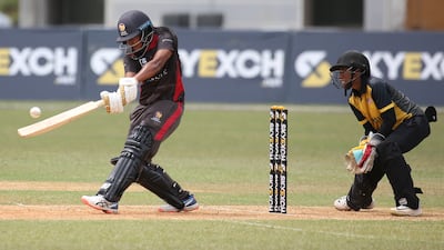 Kavisha Kumari made a quick-fire 45 not out for UAE against Malaysia at the ACC Women's T20 Championship in Kuala Lumpur. Photo: Malaysia Cricket Association