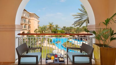 The view of the garden from the Ritz-Carlton Dubai. Photo: Ritz-Carlton Dubai