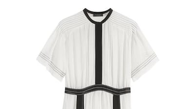 The dresses from the Burberry Ramadan collection were designed in London, and produced in Italy. Courtesy of Burberry