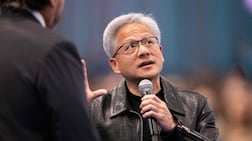 Nvidia chief executive Jensen Huang has insisted that AI's benefits will far outweigh the negatives. AFP