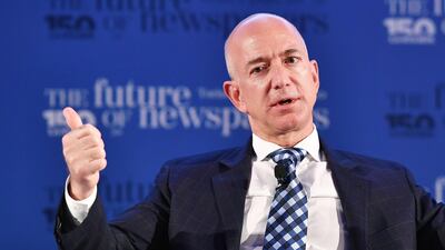 Jeff Bezos, Founder of Amazon, who became the richest man in the world on Thursday for a few hours. EPA/ALESSANDRO DI MARCO