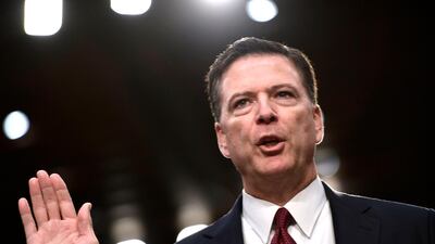 Former FBI director James Comey says in a new book that president Donald Trump saw the entire world against him and lied about everything. AFP/Brendan Smialowski