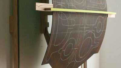 Drawing Structures by Andrew Lyght, which is displayed at The Third Line gallery. Courtesy Andrew Lyght; The Third Line