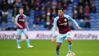 Burnley's Dwight McNeil on the ball against West Ham. PA