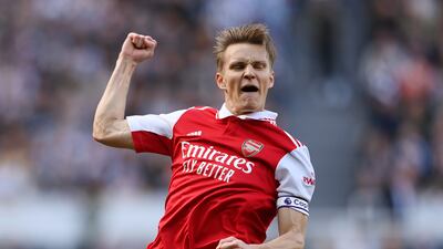 Martin Odegaard 9: Drove Arsenal into lead totally against run of play with fine strike in 14th minute, then twice denied by Pope – one a fingertip save, one an excellent block. Won battle of midfield playmakers against Guimaraes with captain's performance. Getty