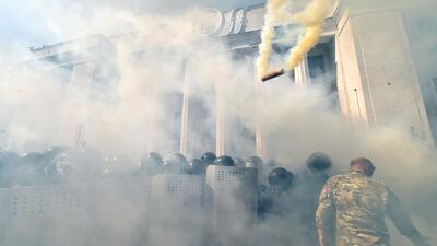 While Ukrainian nationalists fear that the bill would incite separatism, Russia-backed rebels in the east and Moscow say the bill doesn’t give regions enough powers and is short of the pledges Kiev made in Minsk. Sergei Supinsky / AFP Photo