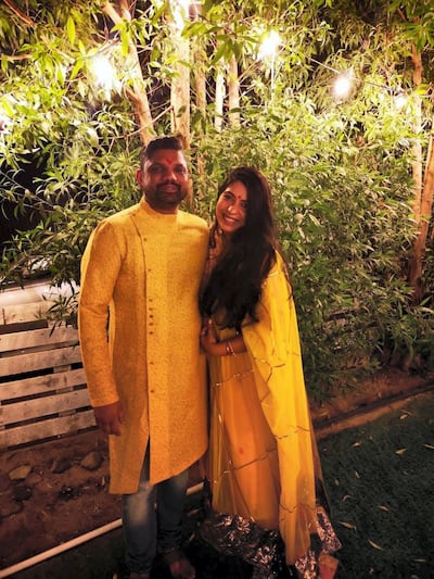 Bhavya C Airan, seen here with her husband Noel, says sales of her jewellery brand Dori have dropped by 40 per cent this Diwali