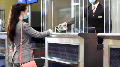 Emirates Airline is encouraging passengers to arrive at the airport at least three hours prior to their flight departure time. Photo: Emirates