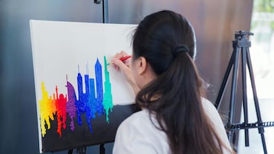 Artists of all ages and nationalities took part, a reflection of the diversity of the country and the passion and gratitude of the population. Courtesy Warehouse421