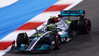 Lewis Hamilton qualified in fifth. Getty