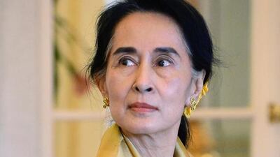Myanmar’s opposition leader Aung San Suu Kyi. Attila Kisbenedek / AFP photo