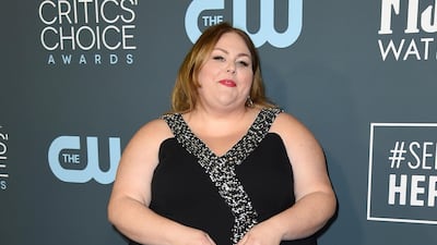 Chrissy Metz arrives at the 25th annual Critics' Choice Awards on Sunday, January 12, 2020. AP