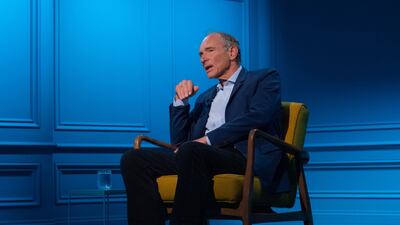 Sir Tim Berners-Lee, British computer scientist and creator of the World Wide Web. Bloomberg