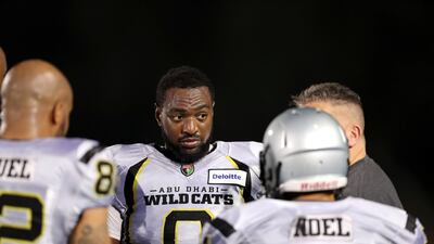 Wildcats player Ralphie Lega in action during the Desert Bowl. Chris Whiteoak / The National