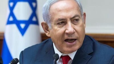 Benjamin Netanyahu met John Bolton at a working dinner in Jerusalem. Reuters