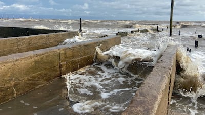 The popular Broad Street that ran through the community now lies under the sea