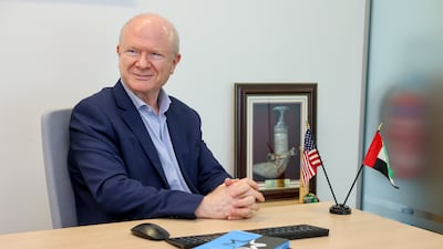 Marc Sievers, a retired US diplomat, said his vote was guided by how a leader would address conflicts in the world, defend US interests and structure sensible social and economic policies. Victor Besa / The National