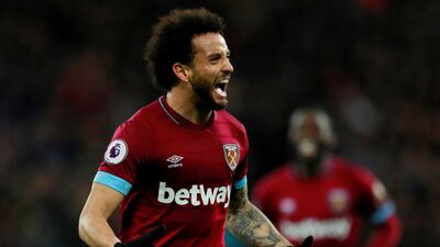 Left midfield: Felipe Anderson (West Ham) – Kept up his rich vein of form with a sublime finish to decide a derby against Crystal Palace and take West Ham into the top half. Reuters