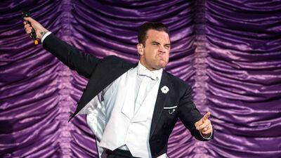 British singer-songwriter Robbie Williams. AFP