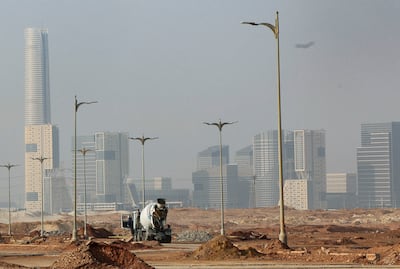 Construction at the New Administrative Capital in the desert east of Cairo, Egypt, in December 2023. Reuters