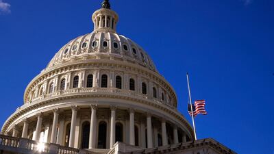 The US Capitol dome is seen during a partial government shutdown in Washington. AP