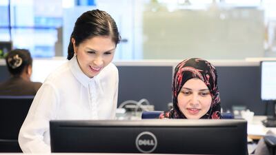 A survey of regional professionals found most were positive about the future of employment. Reem Mohammed / The National