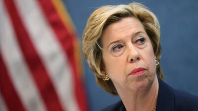 Ellen Lord, the United States under secretary of defence for acquisition and sustainment, said the US is "trying to adjust and support" Gulf countries. Reuters