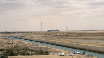 A ship sails through Suez Canal as traffic resumes after a container ship that blocked the waterway was refloated, Egypt. Reuters