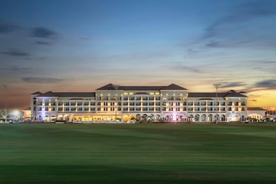 Al Habtoor Polo Resort is surrounded by four polo fields. Photo: Al Habtoor Polo Resort