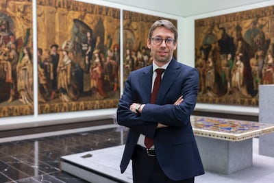 Guilhem Andre says Louvre Abu Dhabi’s 2026-2027 programme “delves deep into expansive histories of diversity and exchange”. Victor Besa / The National