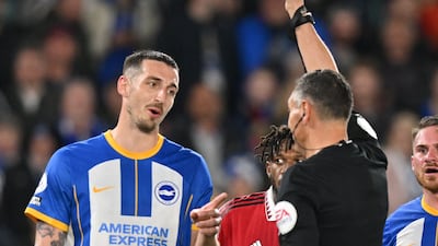 Lewis Dunk 7: Captain was nutmegged by Rashford early doors who then created chance for Fernandes who could only fire well over. Booked for confronting Antony after United winger chopped down Mac Allister. Immense in the air when United put crosses into box. AFP