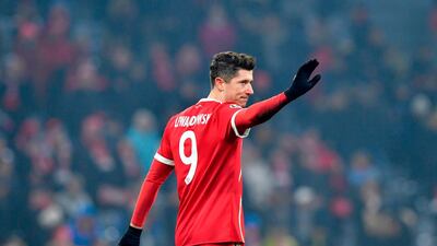 Bayern Munich's Robert Lewandowski has often been linked with a potential move to Real Madrid. John MacDougall / AFP