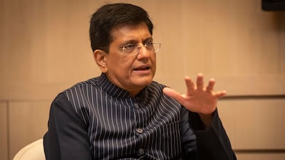 Piyush Goyal, India's Minister of Commerce and Industry, said he believed in building consensus. Antonie Robertson / The National