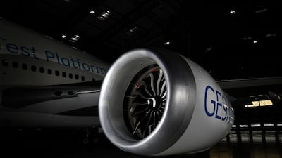 The survey, conducted by Ipsos in May, polled aviation executives in the US, UK, China, India, UAE and France about achieving net zero. Photo: GE