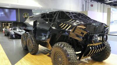 A Devel 60 at the Dubai International Motor Show. Chris Whiteoak / The National