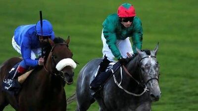 Colour Vision prevailed over Opinion Poll, left, in the Gold Cup race in June at Royal Ascot.