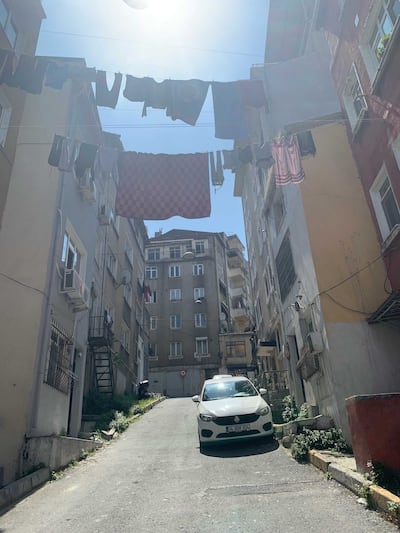 The Tarlabasi neighbourhood of Istanbul has long been a poor area of Turkey's largest city, and a home for those fleeing conflict. Jamie Prentis / The National