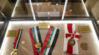 Sheikh Mohammed bin Rashid visited Al Jawhara Hall Museum of the GWU.