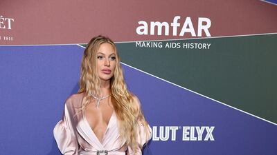Taylor Mega attends the Amfar Gala Milano 2019 at Palazzo Mezzanotte on September 21, 2019 in Milan, Italy. Getty Images
