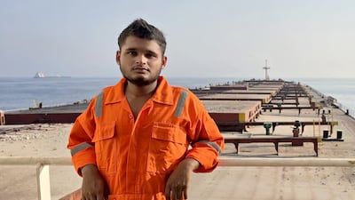 Suraj Yadav was killed when a bulk carrier with 28 crew was hit by two torpedoes in the Strait of Hormuz on September 23. Photo: Yadav family