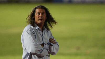 Metsu in Al Ain, following a loss by the UAE to Syria in 2008 during Asian qualifying for the 2010 World Cup. Paulo Vecina / The National