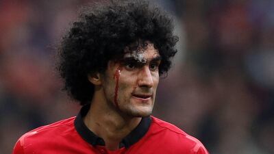 Centre midfield: Marouane Fellaini, Manchester United. A truly disastrous year. Never looked a Manchester United player. Or a £27.5 million (Dh170m) player. Phil Noble / Reuters