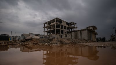 The devastated landscape of Jindires. The earthquake flattened entire neighbourhoods and ruined vital infrastructure across the region