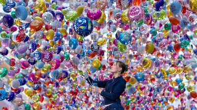 The suicide prevention charity Campaign Against Living Miserably unveil their Missing Birthdays installation in London. PA
