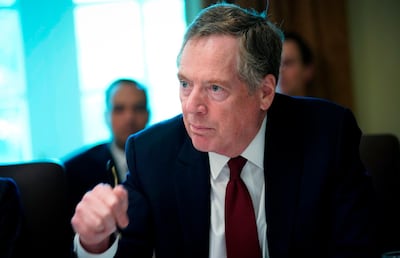 US Trade Representative Robert Lighthizer. AFP