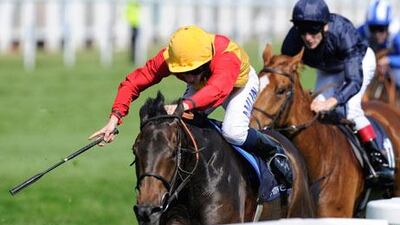 Ed Dunlop has had some of his horses taken away from him but will still saddle Snow Fairy, left, at Meydan for the Sheema Classic next year.