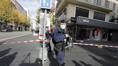 Security forces guard the area. Reuters
